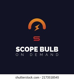 modern logos of light bulb tech creative idea. vector lamp electric shine logo design