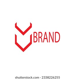 Modern logos are suitable for use as company symbols or so on