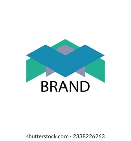 Modern logos are suitable for use as company symbols or so on