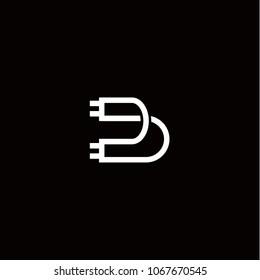 Modern logotype bitcoin. Vector icon