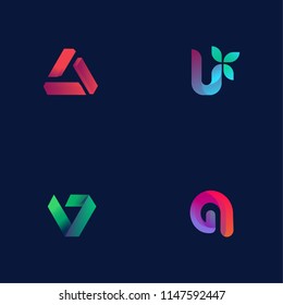 Modern logotype collection