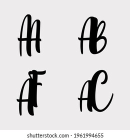 Modern logotype design vector with typograpy