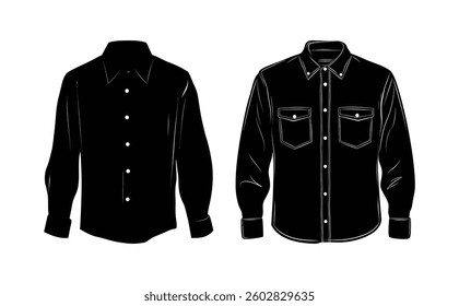 Modern Long Sleeve Shirt Icon. Perfect for UI, Web, and Graphic Design Projects.