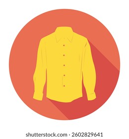 Modern Long Sleeve Shirt Icon. Perfect for UI, Web, and Graphic Design Projects.