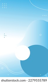 modern looking poster background, blue and white