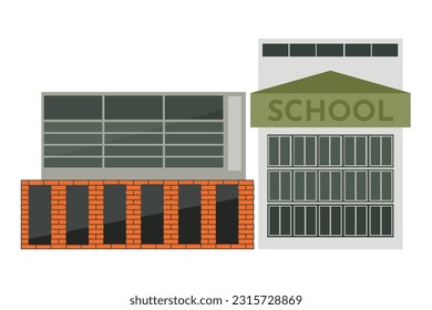 A modern looking school building