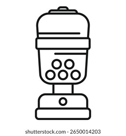 Máquina de loteria moderna está selecionando os números vencedores