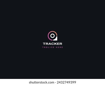 Modern love and location or letter logo design