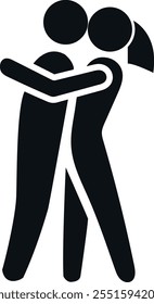 Modern Love and Support Icon for Digital Graphics