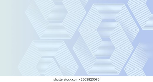 Modern low light soft Ash - Grey colour abstract gradient background with geometric glowing hexagons shapes pattern design background vector illustration. Futuristic concept technology,Luxury,graphic.