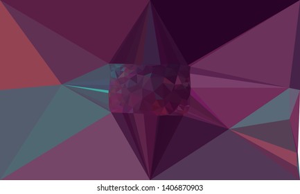Modern low polygonal abstract background. Triangle geometric pattern.