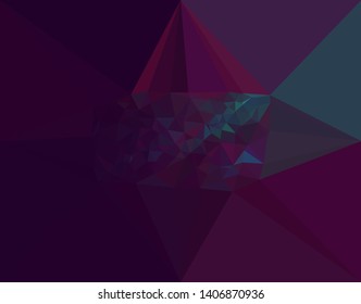 Modern low polygonal abstract background. Triangle geometric pattern.