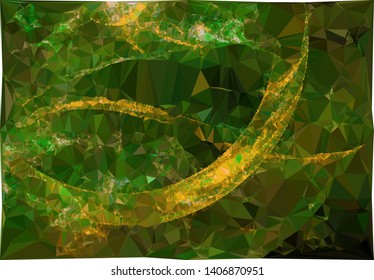 Modern low polygonal abstract background. Triangle geometric pattern.