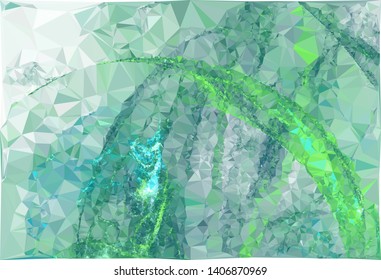 Modern low polygonal abstract background. Triangle geometric pattern.