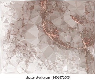 Modern low polygonal abstract background. Triangle geometric pattern.