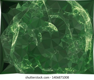 Modern low polygonal abstract background. Triangle geometric pattern.