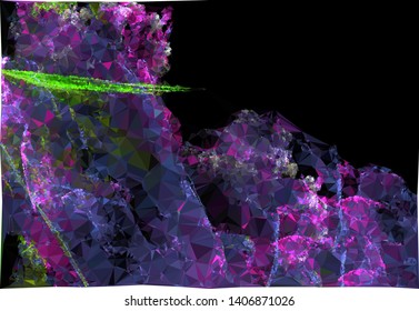 Modern low polygonal abstract background. Triangle geometric pattern.