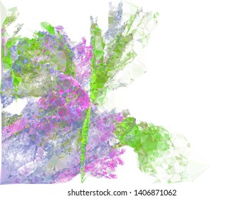Modern low polygonal abstract background. Triangle geometric pattern.