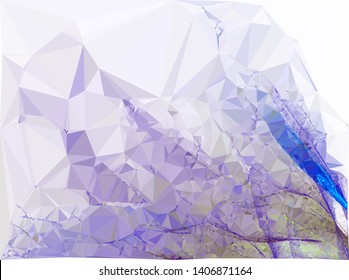 Modern low polygonal abstract background. Triangle geometric pattern.