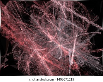 Modern low polygonal abstract background. Triangle geometric pattern.