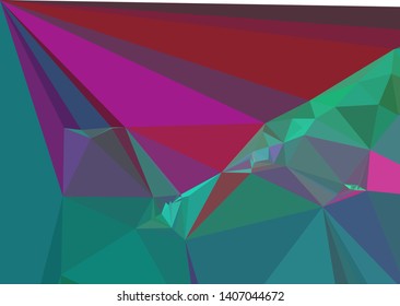Modern low polygonal abstract background. Triangle geometric pattern.
