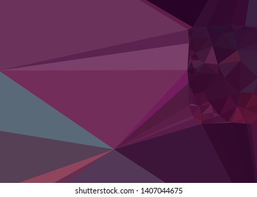 Modern low polygonal abstract background. Triangle geometric pattern.