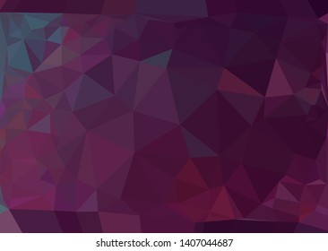 Modern low polygonal abstract background. Triangle geometric pattern.