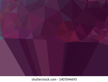 Modern low polygonal abstract background. Triangle geometric pattern.