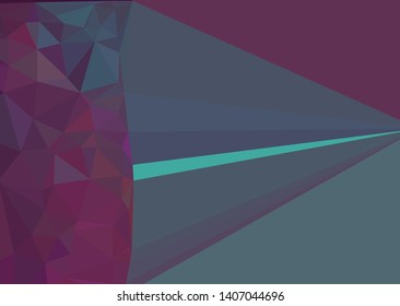 Modern low polygonal abstract background. Triangle geometric pattern.