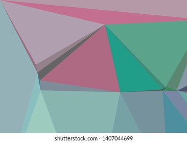 Modern low polygonal abstract background. Triangle geometric pattern.