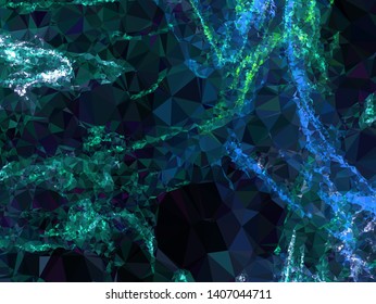 Modern low polygonal abstract background. Triangle geometric pattern.