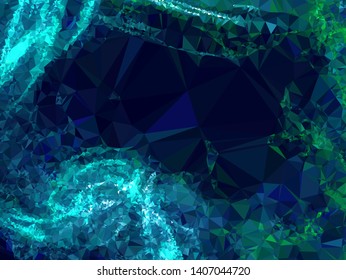 Modern low polygonal abstract background. Triangle geometric pattern.