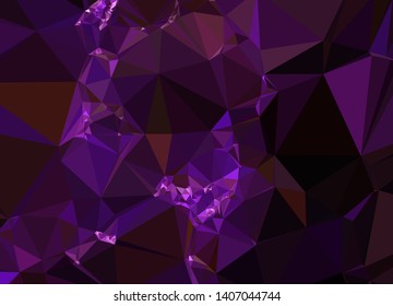 Modern low polygonal abstract background. Triangle geometric pattern.