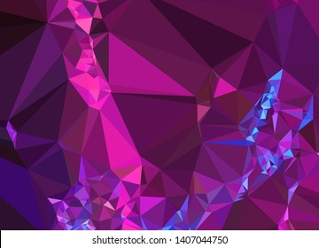 Modern low polygonal abstract background. Triangle geometric pattern.