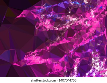 Modern low polygonal abstract background. Triangle geometric pattern.
