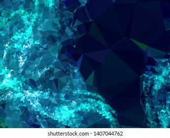 Modern low polygonal abstract background. Triangle geometric pattern.