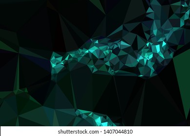 Modern low polygonal abstract background. Triangle geometric pattern.