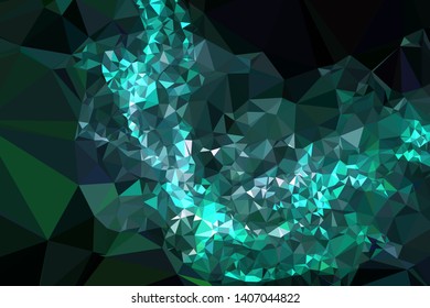 Modern low polygonal abstract background. Triangle geometric pattern.
