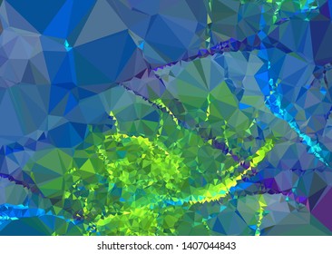 Modern low polygonal abstract background. Triangle geometric pattern.
