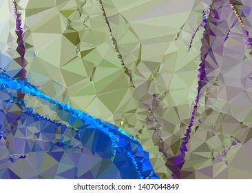 Modern low polygonal abstract background. Triangle geometric pattern.