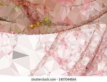 Modern low polygonal abstract background. Triangle geometric pattern.