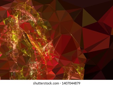 Modern low polygonal abstract background. Triangle geometric pattern.