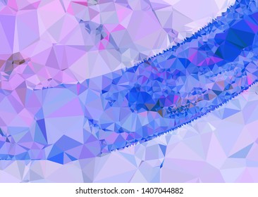 Modern low polygonal abstract background. Triangle geometric pattern.