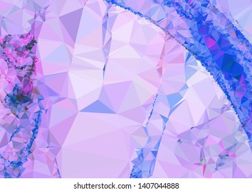 Modern low polygonal abstract background. Triangle geometric pattern.