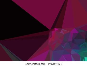 Modern low polygonal abstract background. Triangle geometric pattern.