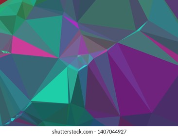 Modern low polygonal abstract background. Triangle geometric pattern.