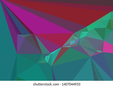 Modern low polygonal abstract background. Triangle geometric pattern.