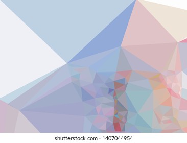 Modern low polygonal abstract background. Triangle geometric pattern.