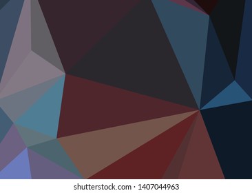 Modern low polygonal abstract background. Triangle geometric pattern.