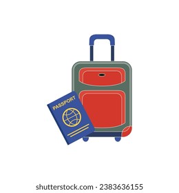 icono de tipo vector de equipaje moderno